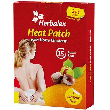 Hrejivé náplasti s gaštanom 3 + 1 gratis + bedrový pás